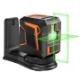 GOCHIFIX 3x360 12 Line 3D Self-Leveling Green Laser Level with Sharp 520 Laser Tube Rechargeable 5.2Ah Battery Pulse Mode & Remote Controller Ideal for Construction and Precision Leveling