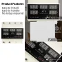 Five-Screen Auto-Switching Three-Phase Digital Voltage Protector 63A 220V Adjustable Over/Under Voltage Protection Device with Real-Time Monitoring