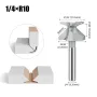 Arc Bending Integrated Forming R10 Router Bits for Woodworking Milling smooth Cutting/ Clear Texture/ Wear-resistant Arc Bending One-pieee