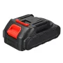 550W 21V 4'' Mini Cordless One-Hand Electric Chain Saw Woodworking Wood Cutter W/ 2pcs Battery