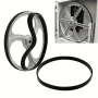 Woodworking Bandsaw Blade Rubber Bandsaw Wheel Rubber Band Anti-Slip Noise Reduction Rubber