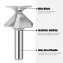 Arc Bending Integrated Knife Router Bit Tungsten Steel 1/2\ / 12mm Shank R18 R30 R50 Seamless Woodworking Milling Cutter Sharp Sturdy
