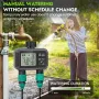 SGW07M Irrigation Timer Two Outlet Garden Automatic Watering Controller ABS UV Resistant IP55 FCC CE ROHS