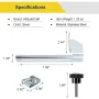 Miter Saw Crown Stops Compatible with DW7084 Fits DW703 DW706 DW708 DW712 DW715 DW716 DW717 DW718 Woodworking Guide for Precise Cuts