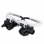 Headband Head-Mounted Repair LED Lamp Light Magnifying Glass Magnifier Loupe 