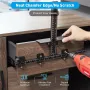 Aluminiumlegering Skåpbeslag Jigg Fickhålsjigg Borrlokalisering Stansguide för montering av handtag, knoppar och drag på dörrar och lådor för träbearbetning