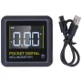 SHSIWI Digital Inclinometer Protractor Magnetic Angle Finder 4x90 Degree Measurement ABS Backlit Display Pocket Size Woodworking Tool Accurate Slope Measurement