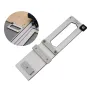 Wnew Woodworking 90 Derajat Rel Pemandu Persegi Paduan Aluminium Gergaji Rel Persegi Sudut Kanan untuk Gergaji Bundar Listrik