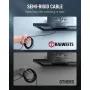 KAIWEETS KBM01 Endoscope Camera 1920P Dual Lens (option) HD Waterproof IP67 Snake Camera 16.5ft Semi Rigid Cable Adjustable LED Lights
