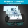 MiLESEEY DT20 Laser Tape Measure Digital Tape 40m/130FT Laser Distance Meter Waterproof High Accuracy Rechargeable Dual Mode Area Volume Measuring Pythagorean Mode Portable Lightweight