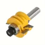 LAVIE 1/2 Inch 8mm 12mm Shank Ogee Rail and Stile Router Bit Reversible Glass Door Rail & Stile Router Bit for Woodworking Precision Milling Cutter Factory Direct