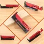 Table Saw Slot Adjuster Mortise and Tenon Tool Aluminum Alloy Movable Ruler Making Seam Movable Measuring Block Woodworking Tool