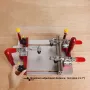 Router Table Coping Sled Rail Coping Sled with Clamps for Precise Front Joint Cutting of Cabinet Doors and Drawer