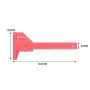 210mm/280mm Woodworking Scriber Marking Measuring Gauge T Ruler Aluminum Alloy Metric/Inch Scale for Carpentry and Woodworking