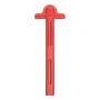 Aluminum Alloy Woodworking Carpentry Edge Ruler with Adjustable Protractor Angle Finder T-square Marking Scriber Gauge for Carpenter Work Layout and Measuring Tools