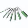 7PCS Straight Cut Router Bit Set Sturdy Tungsten Carbide 1/4\ Shank Double Flute Milling Cutting Tools for Woodworking Engraving Trimming Efficiency Precision