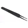1PC ESD10/11/12/13/14/15MM Stainless Steel Tweezer Industrial Curved Straight Repair Tools Tweezer