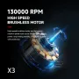 X3 Turbo Power Fan Handheld Brushless Motor 130000rpm Third Generation Violent Blower Mini Turbo Fan Wind Speed 52m/s Industrial Duct Fan