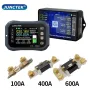 JUNCTEK Bluetooth KG-F 120V 100A 400A 600A LCD Power Display Battery Monitor Tester Coulometer Coulomb Meter Battery Indicator Tester Phone Control