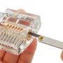 22PCS Stainless steel Picks and Padlocks Set Complete with Picking Blade, Wrench and Other Accessories Suitable for Everyday Use and Professional Locksmiths.