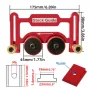 One Way Bearing Roller Featherboard Feather Board Stock Guide for Table Saw Router Tables Band Saws Jig Guide