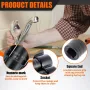 Steel Tap Socket Set 8pcs Compatible with Tight Spaces Automotive Tools 1/4 3/8 Inch Drive