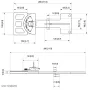 ENJOYWOOD Adjustable Multi-Angle Track Saw Guide Square Guide -60° to 60° Quick Positive Angle Stop Compatible with Makita Festool Track Saw Rail