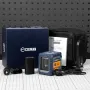 CIGMAN CM-G02/CM-G02A Laser Level Tool 2 Lines 510-530nm Green Laser IP54 30M Range High Accuracy Rechargeable Battery