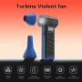 DRILLPRO P30 Turbo Fan 130,000 RPM 300g Wind Pressure with 5000mAh Battery Dual Nozzles Portable Brushless Motor High Performance