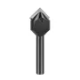 1/4 Inch Shank Industrial Grade V-Shape Carbide Insert 90 Degree Router Bit for CNC Wood Engraving Chamfer Carving