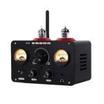 SA-90 Bluetooth Tube Amplifier 80W×2 Dual GE5654 Preamp NE5532 Audio HiFi Headphone Amplifier Optical Coaxial RCA U Disk MP3 WAV FLAC Adjustable Bass Treble Low Distortion