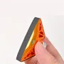 Multi-Angle Handheld Sanding Tool Plastic Manual Sander for Model Building Woodworking Parts Finishing Lightweight and Portable Ergonomic Design