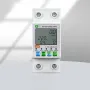 WiFi Intelligent Automatic Reclosing Protector Multifunctional Current Voltage Monitoring Meter LCD Display Switch Power Meter Protections Values Settable Mobilephone APP Control