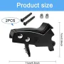 2 PCS Clips For Miter Saw Mounting Brackets Compatible with Dewalt's DW7231 DE7023 DE7033 DE7025 DWX723 DW7231 DWX724 Mounting Bracket and Dewalt Heavy Duty Miter Saw Stand