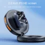 Handheld Digital Microscope 2MP 500X Magnification Autofocus Lens 8 LED Lights Portable Type-C Charging 2 Inch IPS Screen