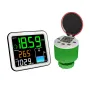 Smart Ultrasonic Water Tank Level Monitor Real Time Depth Temperature Sensor 0-5m Accuracy 0.03m Wireless Signal 500ft Multi Channel LCD Display for Home and Agriculture Tracking