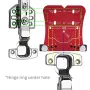 Punzone per aprire i fori delle cerniere per lavorazione del legno da 35 mm con localizzatore di punzoni e telaio di limitazione. Lega di alluminio di alta qualità per una foratura e un montaggio rapidi e precisi delle cerniere. Applicazione versatile.