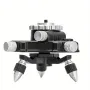 HILDA Tripod Stand for Laser Level 360° Rotatable Aluminum Alloy Bracket Base 1/4'' Interface Fine Adjustment Tripod Stand