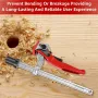 ENJOYWOOD 16mm/19mm/20mm/28mm MFT Table Workbench Quick Ratchet Bench Dog Hold Down Clamp Clip for 16mm/19mm/20mm/28mm Dog Holes