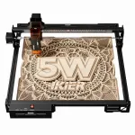 iKier X5 Pro Upgraded 5W Laser Engraving Machine Laser Engraver with Gen2 Spot Compression Technology for Wood and Metal Dark Acrylic Glass