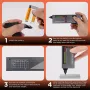 Professional Diamond Tester Pen Portable Electronic Diamond Identifier Fast and Accurate Testing for Jewelry Jade Rub with LCD and LED Indicators