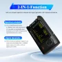 SA5 4 Inch Display Wide Frequency Range 100kHz to 6GHz RF Analyzer 5000mAh Battery Optional 32GB MicroSD High Precision Versatile Scanning