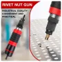 3/8\ Rivet Nut Drill Adapter Kit Professional Nut Gun Adapter with Rubber Coating