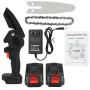 VIOLEWORKS 4 Inch 800W Cordless One-Hand Saw Woodworking Electric Chain Saw Wood Cutter Garden Saw 0/1/2pcs Battery