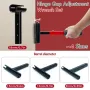 Adjustment Tool 9/13/15/18mm Door Hinge Wrench Kit Door Hinge Precision Tool Set With Replacement Hinge Wrench Heads