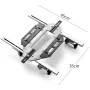 Aluminum Alloy Door Hinge Jig Guide Woodworking Hole Opener Door Slotting Locator Door Lock Jig for Door Lock Installation