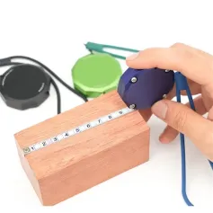 2m Mini Keychain Steel Tape Measure Multipurpose and Delicate Gift Ruler Automatic Rebound Stainless Steel Measuring Tool