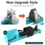150W EU Plug Mini Wood Lathe Machine Miniature Pearl Lathe DIY Woodworking Pearl Lathe Machine Drill Rotary Tool