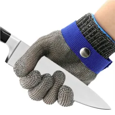 Stainless Steel Cut Resistant Glove Mesh Metal Glove Food Grade for Kitchen Cooking / Woodworking Carving / Butcher Meat Cutting