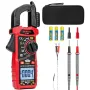 KAIWEETS KC604 Digital Clamp Meter True-RMS AC/DC Voltage Current Tester NCV Detection Auto Shut-Off LCD Backlight 1.1 Inch D-Shaped Jaw